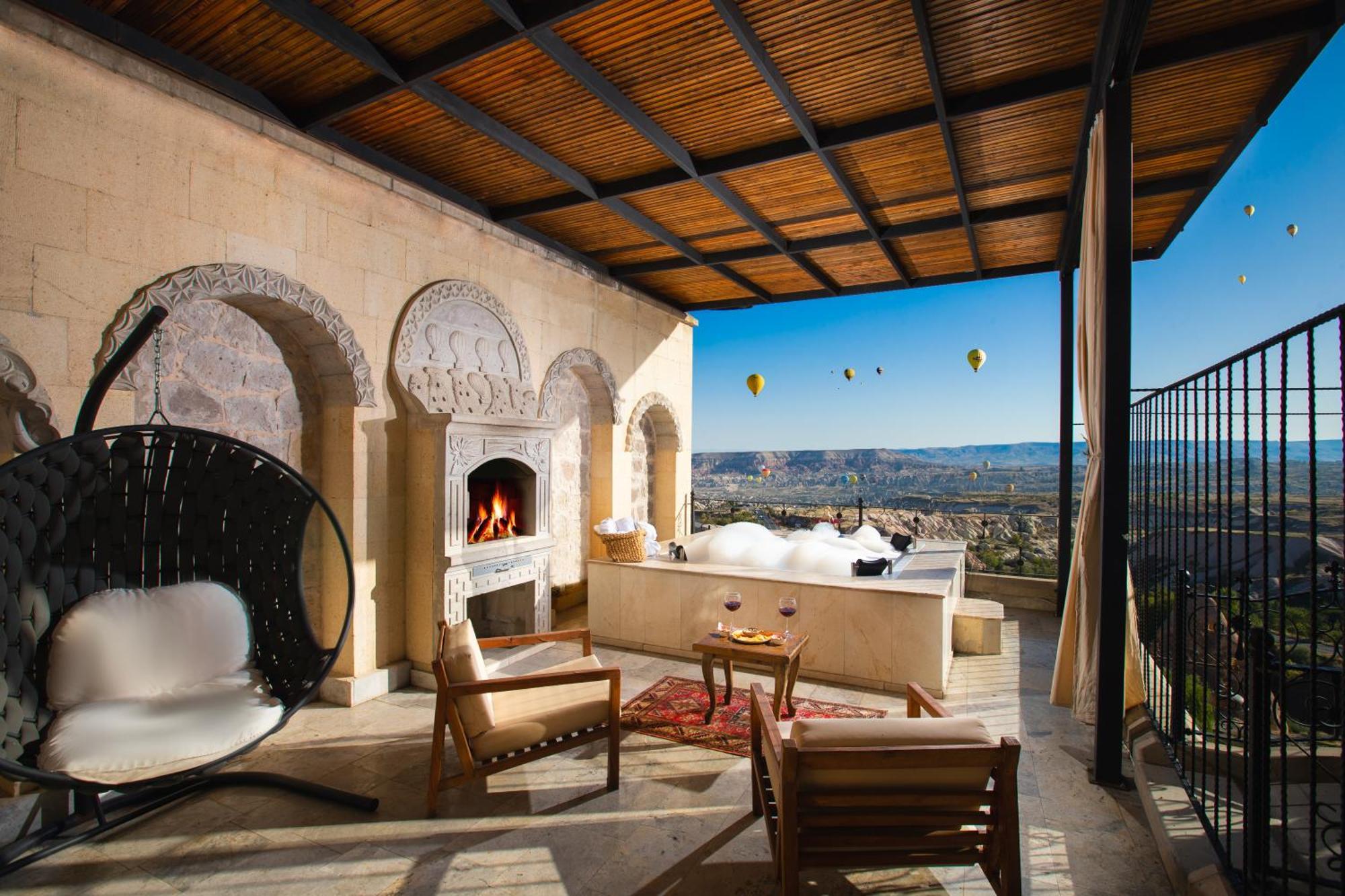 Simera In Cappadocia - Special Class - Best View Rooftop Uçhisar Zewnętrze zdjęcie