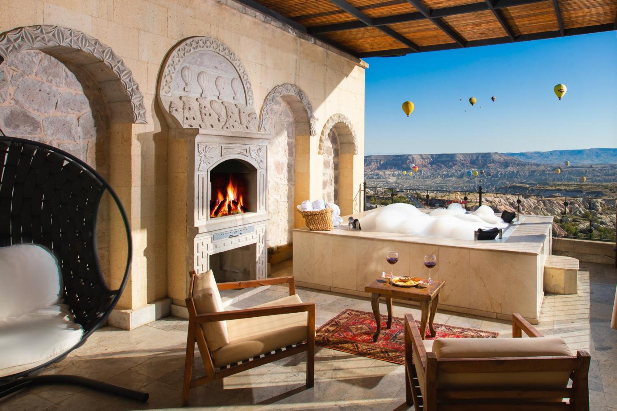 Simera In Cappadocia - Special Class - Best View Rooftop Uçhisar Zewnętrze zdjęcie